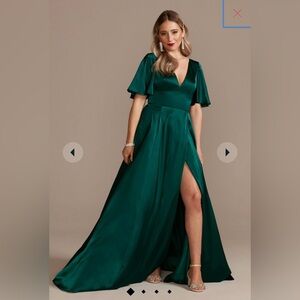 Teal green bridesmaid formal dress size 20